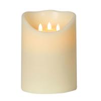 Elements Moving Flame LED Pillar Candle 20 x 15cm Extra Image 1 Preview